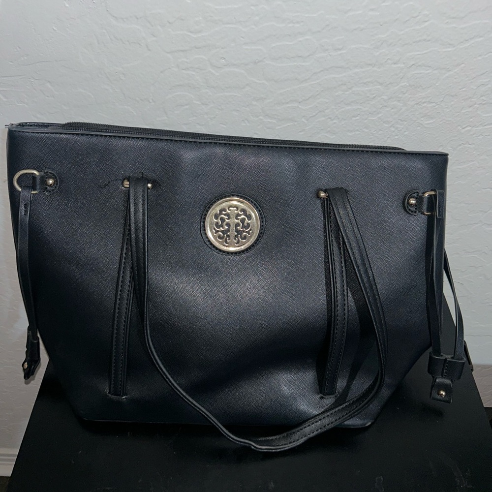 Elegant Black Tote Bag